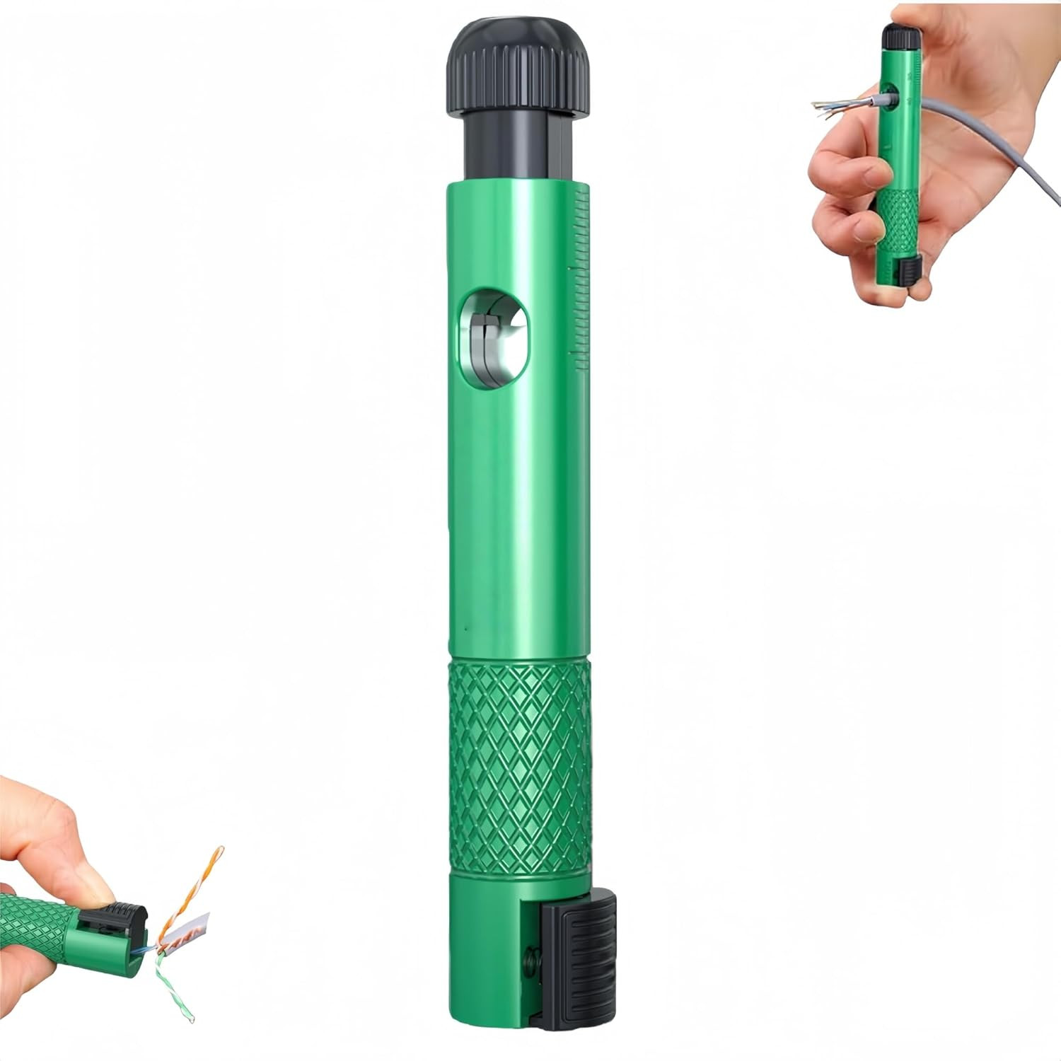 Rotary Wire Untwister Pen, Cable Stripper for Cat5E CAT6 CAT7, Reduced Wire Scra