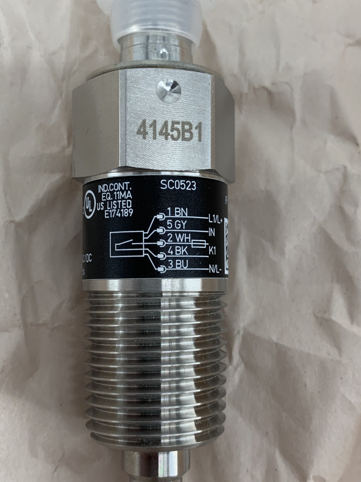 Trane SEN01655 1/2" NPT Programmable Thermal Dispersion Flow Sensor Assembly
