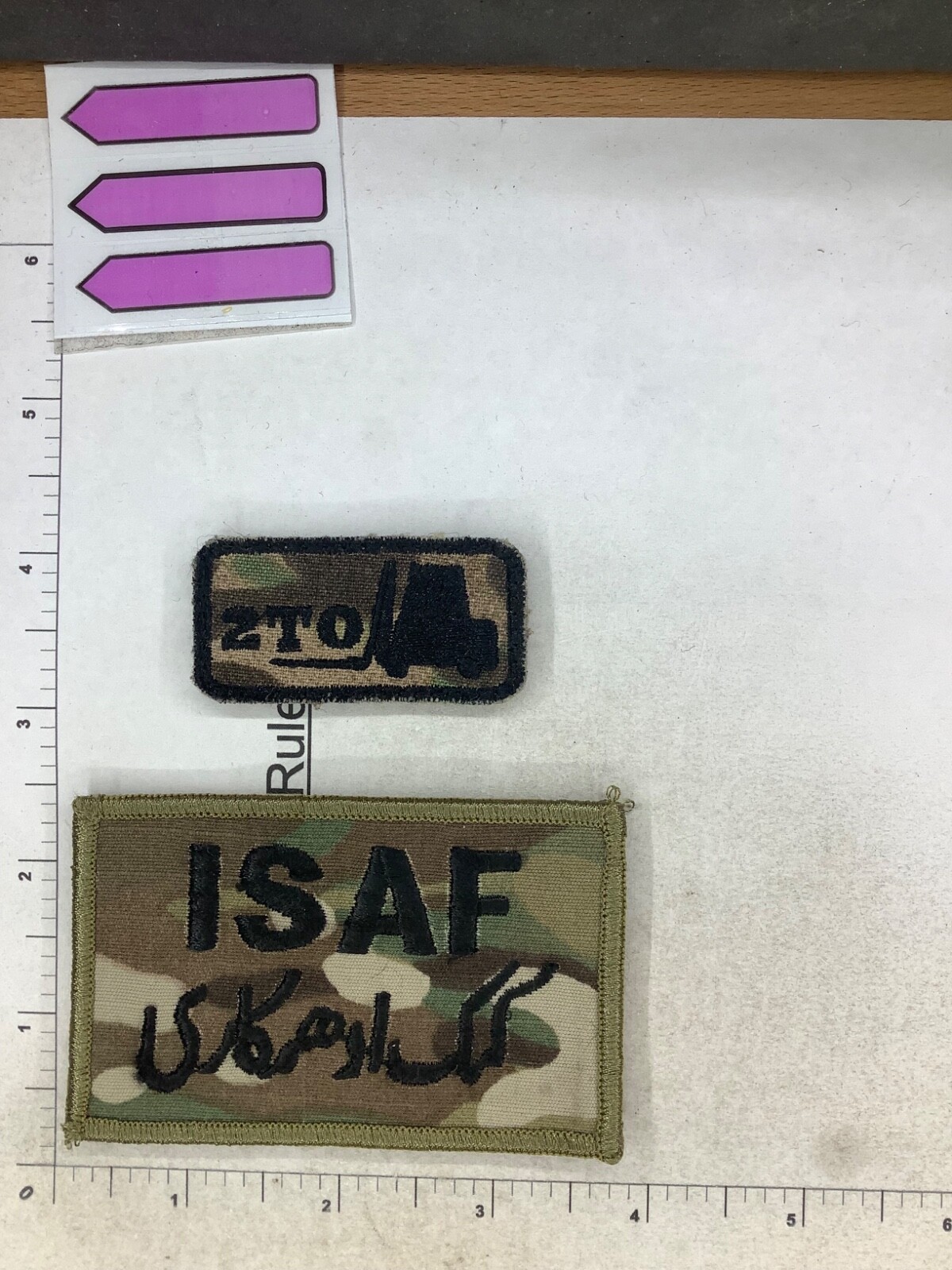 US GWAT  ISAF PATCH WITH SMALL TAB