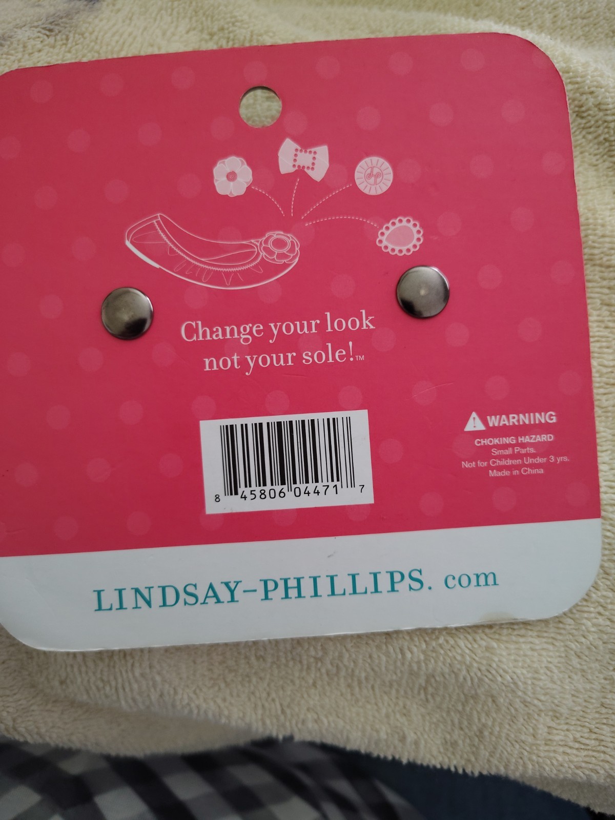 Lindsay Phillips Interchangeable Shoe Snaps Floral