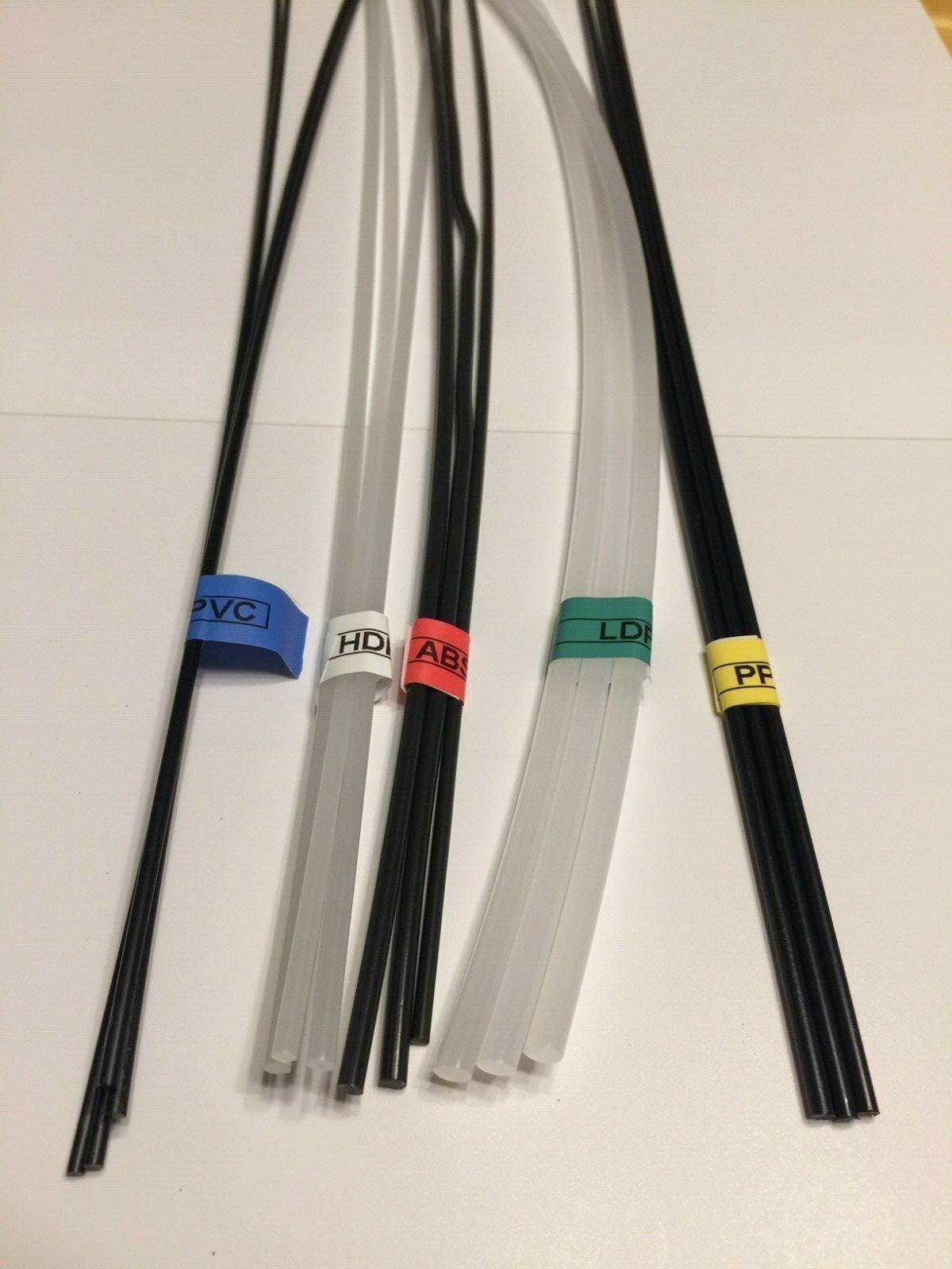 HDPE Polyethylene Plastic Welding Rods-20ft Triangular (12in x 5.7mm Red) Repair