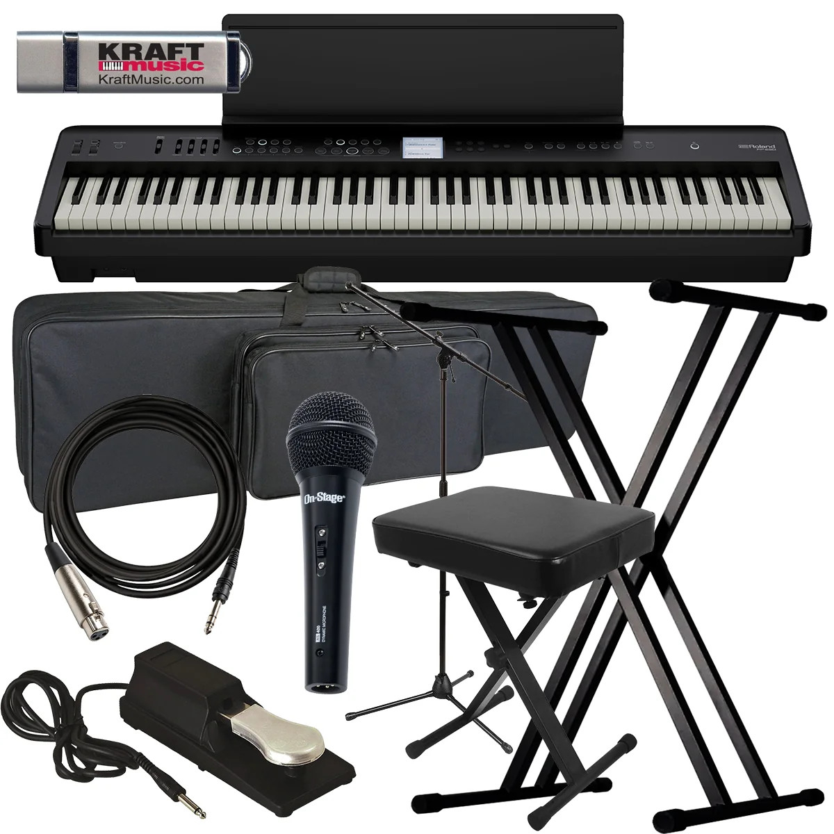Roland FP-E50 Digital Piano STAGE RIG