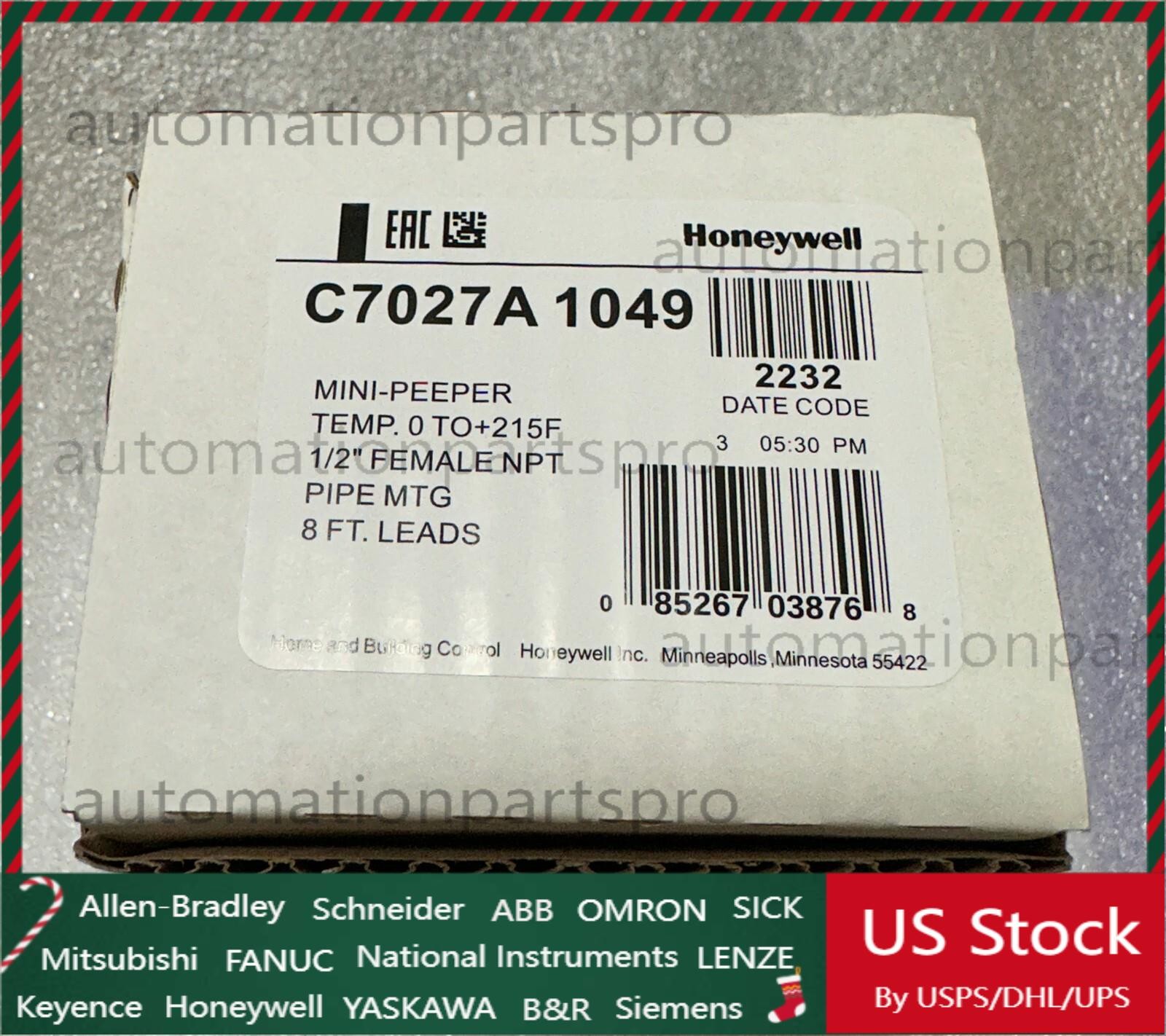 One Honeywell C7027A1049 C7027A-1049 Flame Detector Sensor Fast Ship US Free TAX