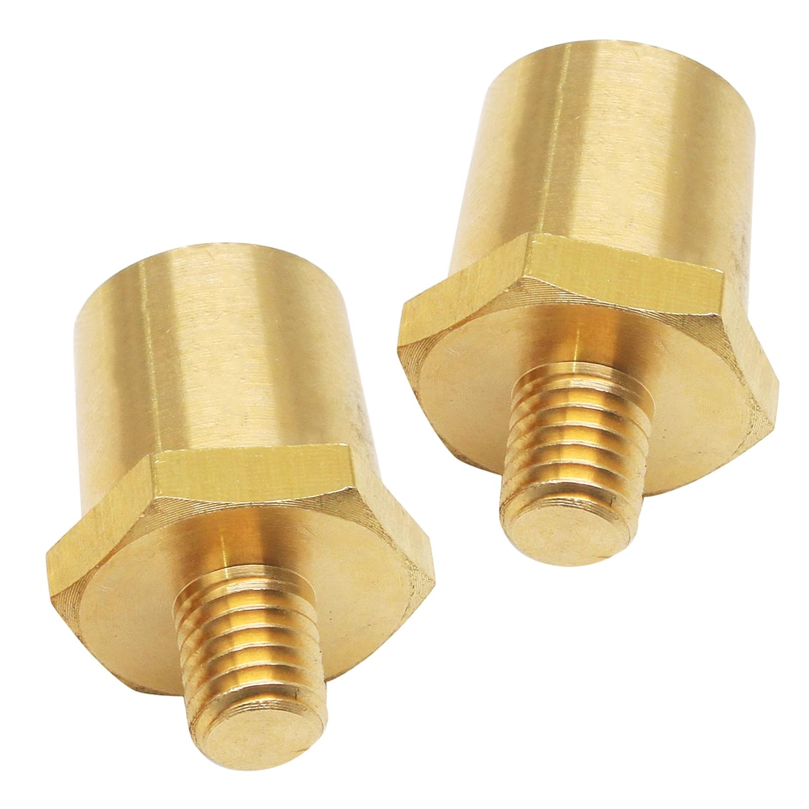Luomorgo 1 Pair M8 Thread Male Battery Terminal Charging Post, Brass Battery...