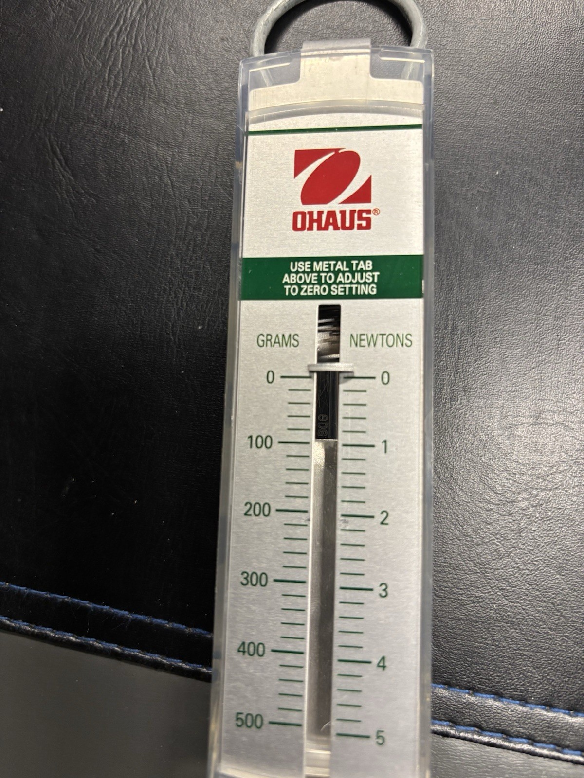 Ohaus Spring Scale 8002-MN 500grams/ 5 NEWTONS