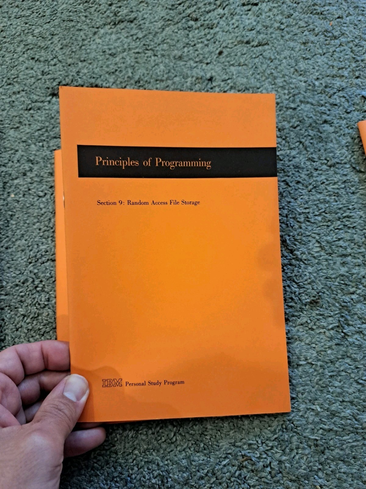 IBM Personal Study Program Principles of Programming