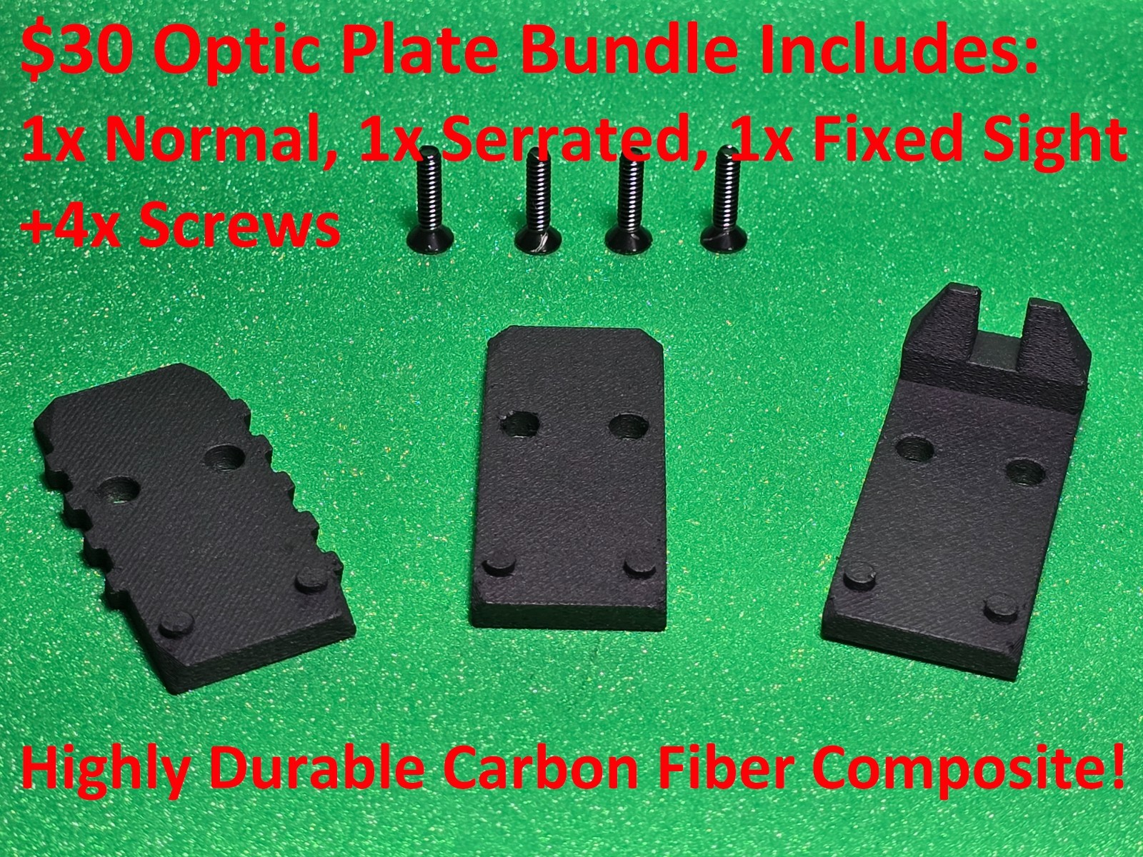 Beretta Apx A1 Carry Optic Plate RMS-C (Shield)  (3x Bundle)