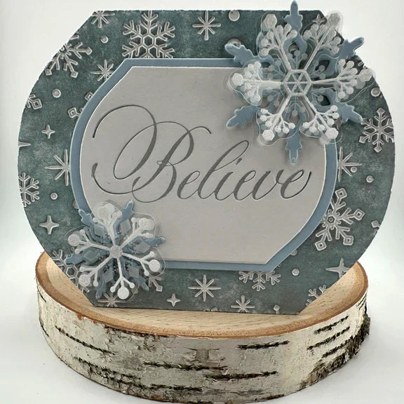 Spellbinders Die Cuts From Merry Moments Dimensional Snowflakes
