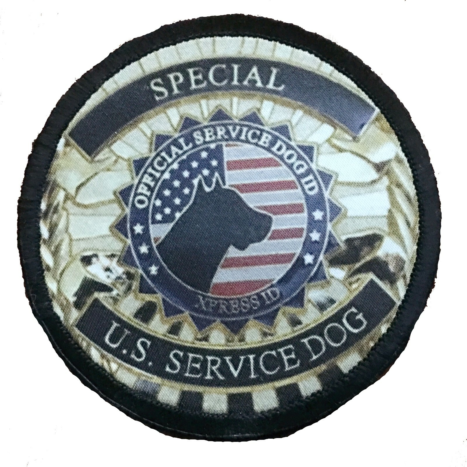Service Dog Some Heroes Walk on 4 Legs Morale Patch ARMY MILITARY