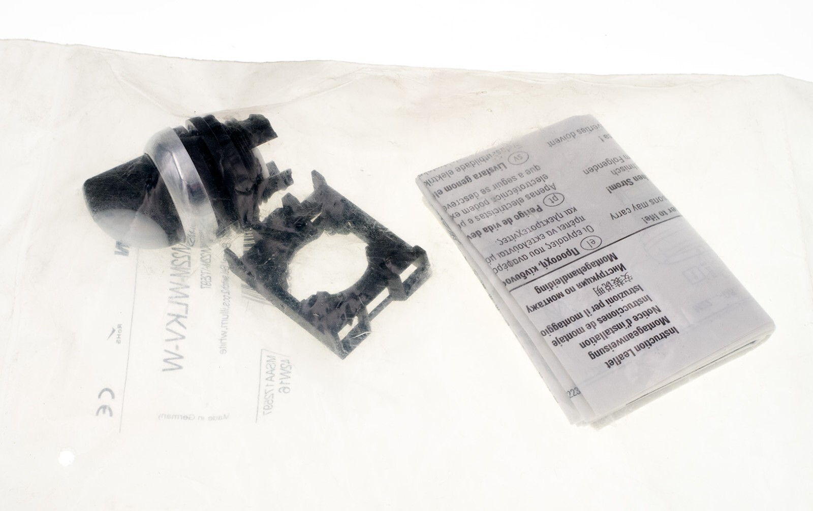 Eaton M22M-WLKV-W Illuminated Selector Switch 22mm 2-Pos White