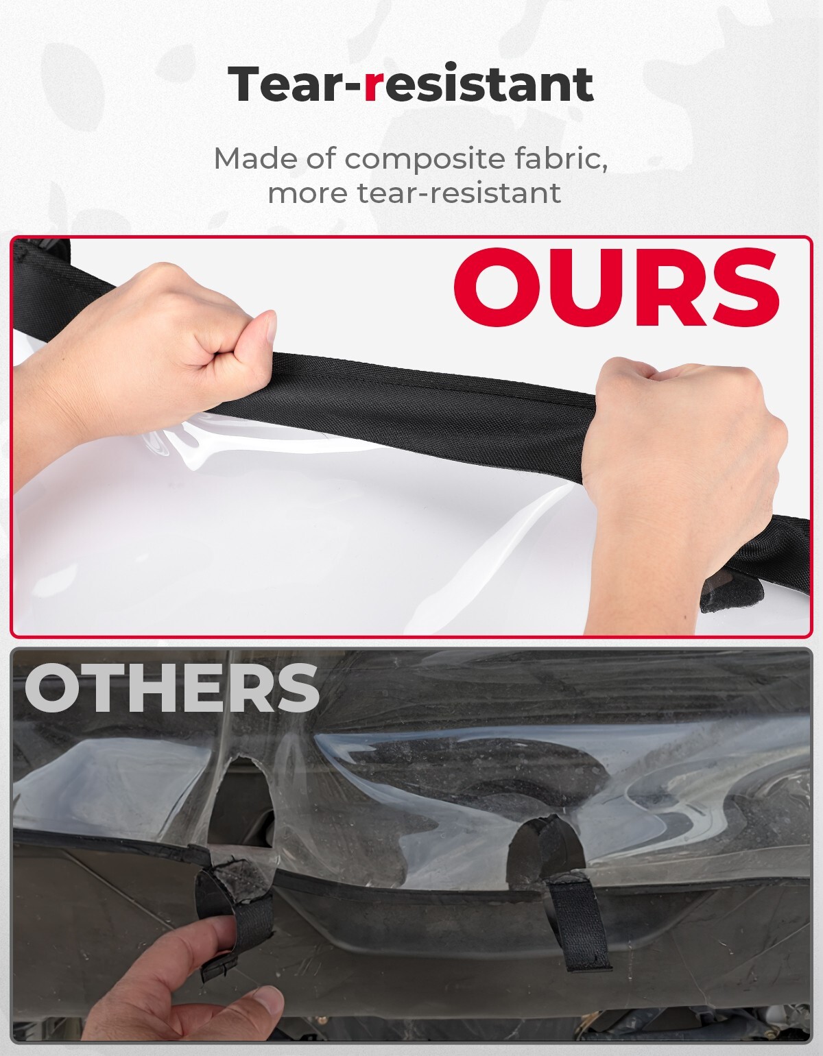 X3 Soft Rear Windshield Back Window PVC Panel for 2017-2026 Can Am X3/ X3 Max