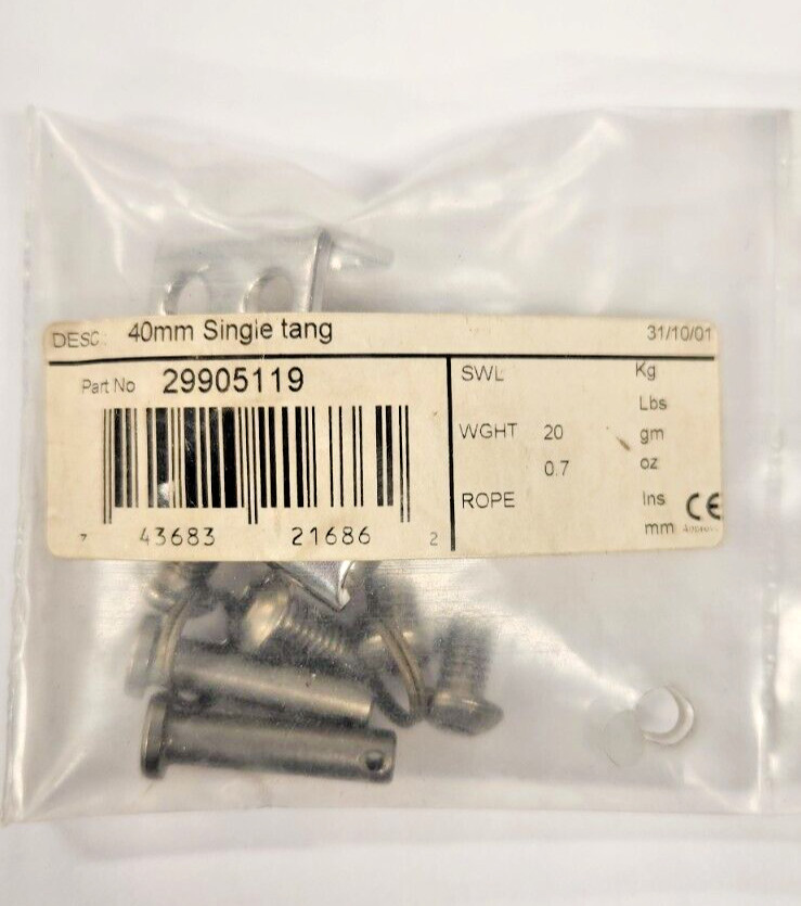Lewmar 29905119 Single Tang Kit