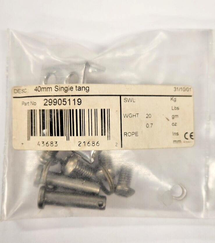Lewmar 29905119 Single Tang Kit
