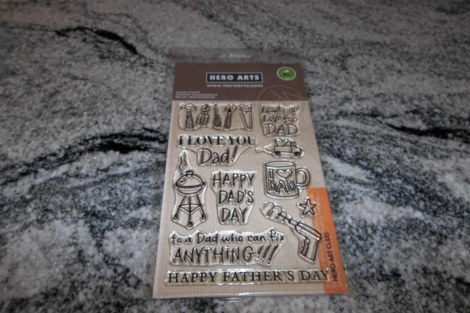 Hero Arts "For Men" Poly Stamp Set 11  New