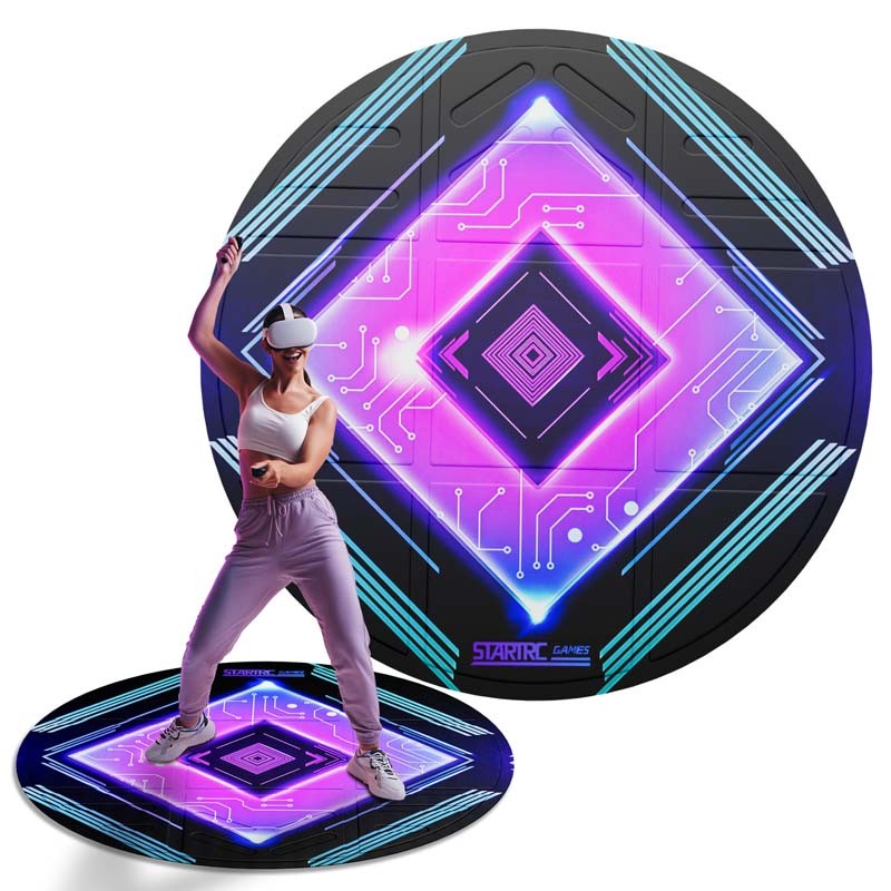 VR Gaming Universal Floor Mat Colour Printing Foldable For Vision Pro/Meta Quest