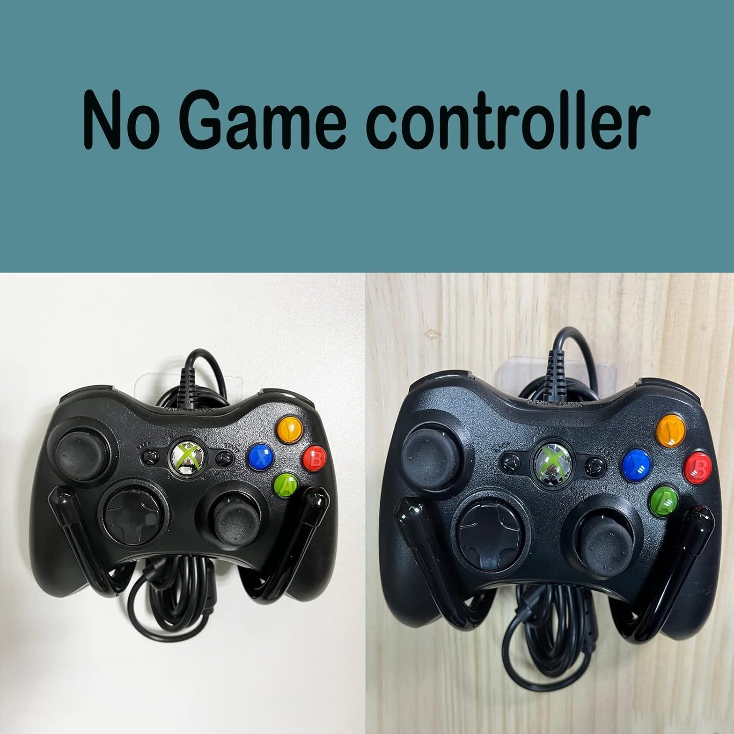 3 Pack Universal Self-Adhesive Game Controller Wall Mount Storage Organizer Stan