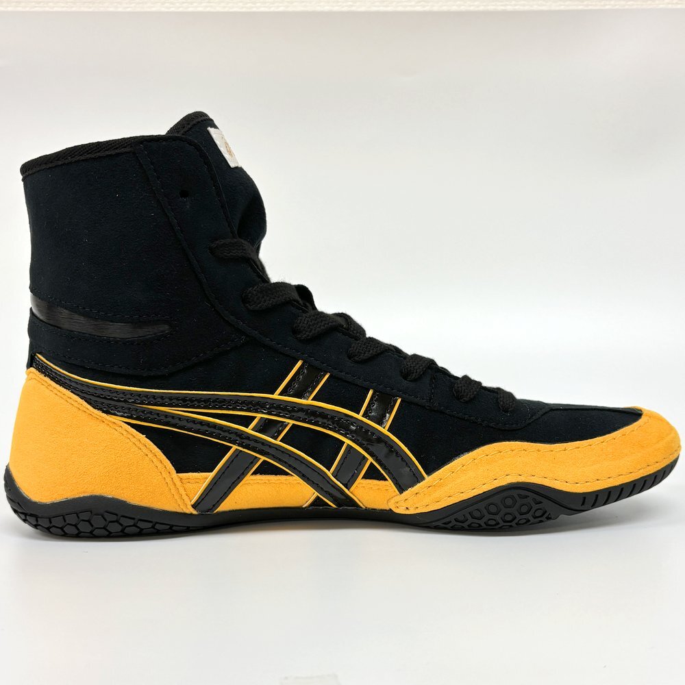 ASICS Wrestling Boxing Shoes EX-EO (Successor to TWR900) Black x Yellow