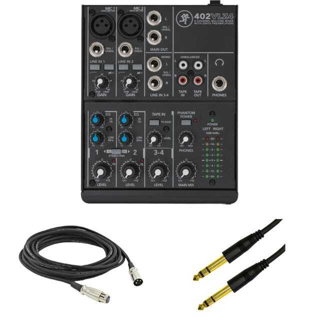 402VLZ4, (2) XLR, (2) 1/4", Cloth
