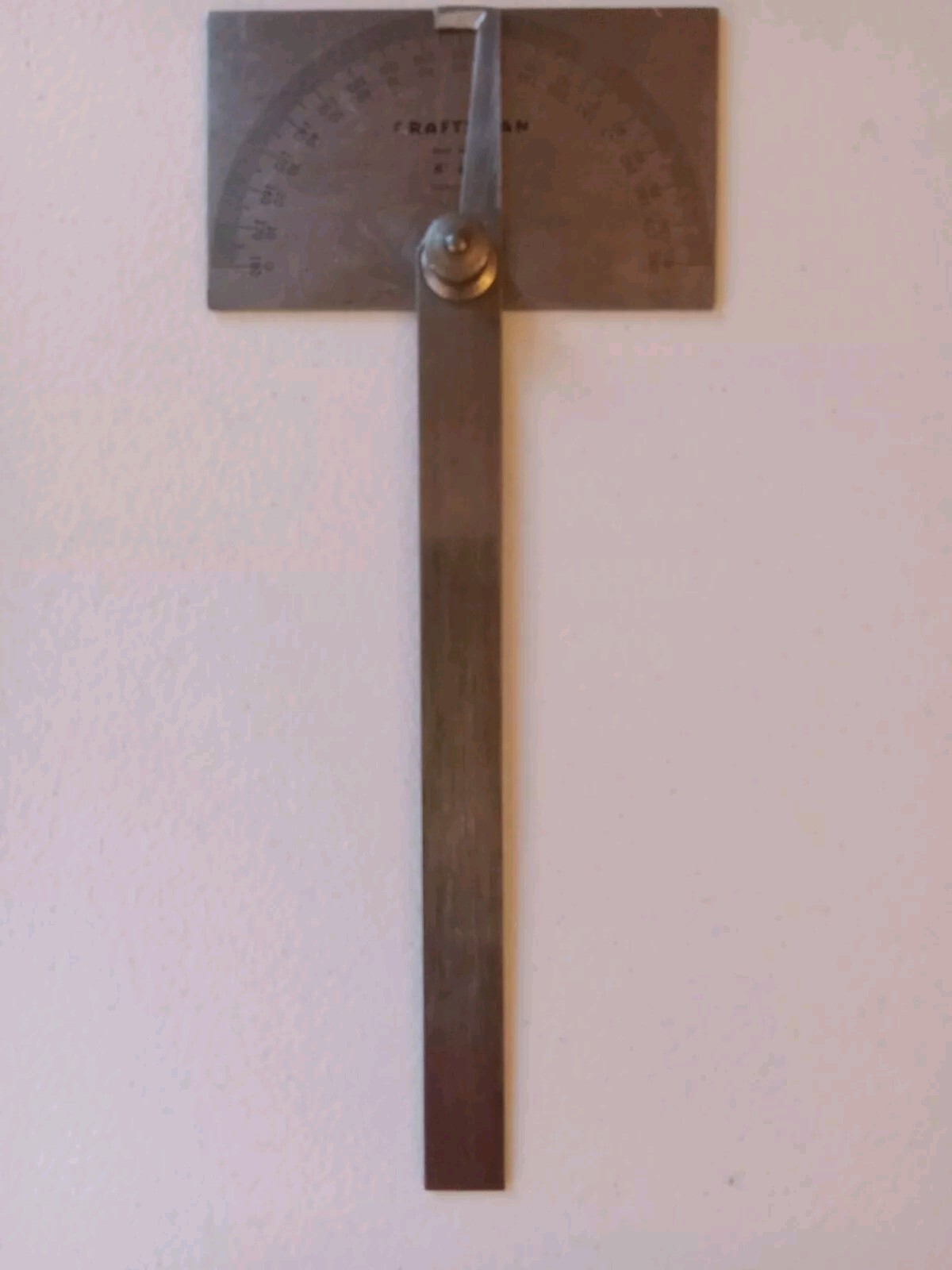 Vintage CRAFTSMAN Model No. 4029 Stainless Steel Angle Finder
