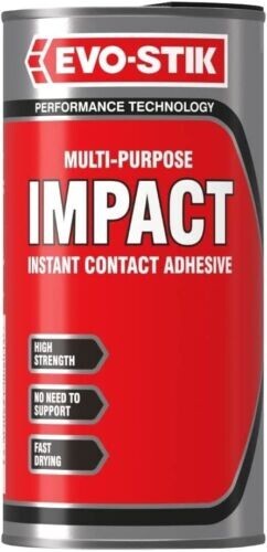 Evo-stik IMPACT ADHESIVE 500ml TIN 348301 MULTI PURPOSE INSTANT CONTACT ADHESIVE