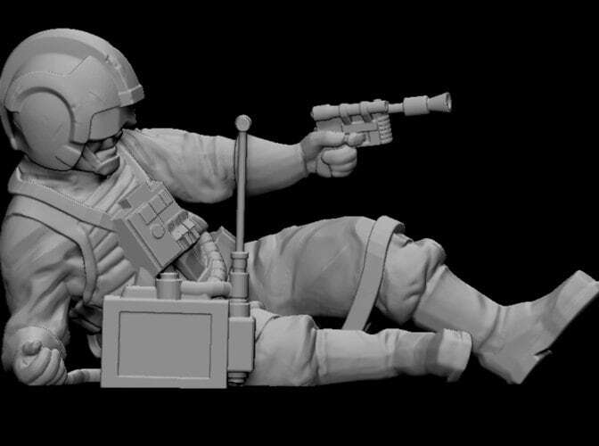 Downed Pilots (2 to choose) - SKULLFORGE | Legion compatible - 3D printed