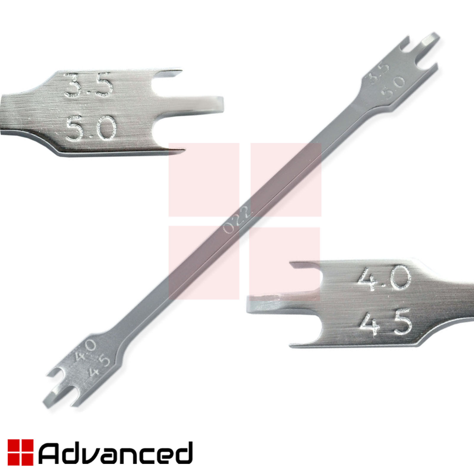 Bracket Positioning Height Gauge Wick Type Dental Measuring Tool Stainless Steel