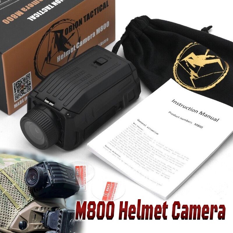 Holy Warrior Lastest M800 Tactical Helmet Camera 4K Sporting Camera