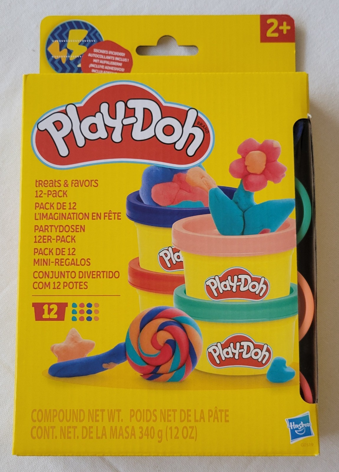 Play-Doh Treats & Favors 12-Pack Multi Color Modeling Compound 1 oz. containers