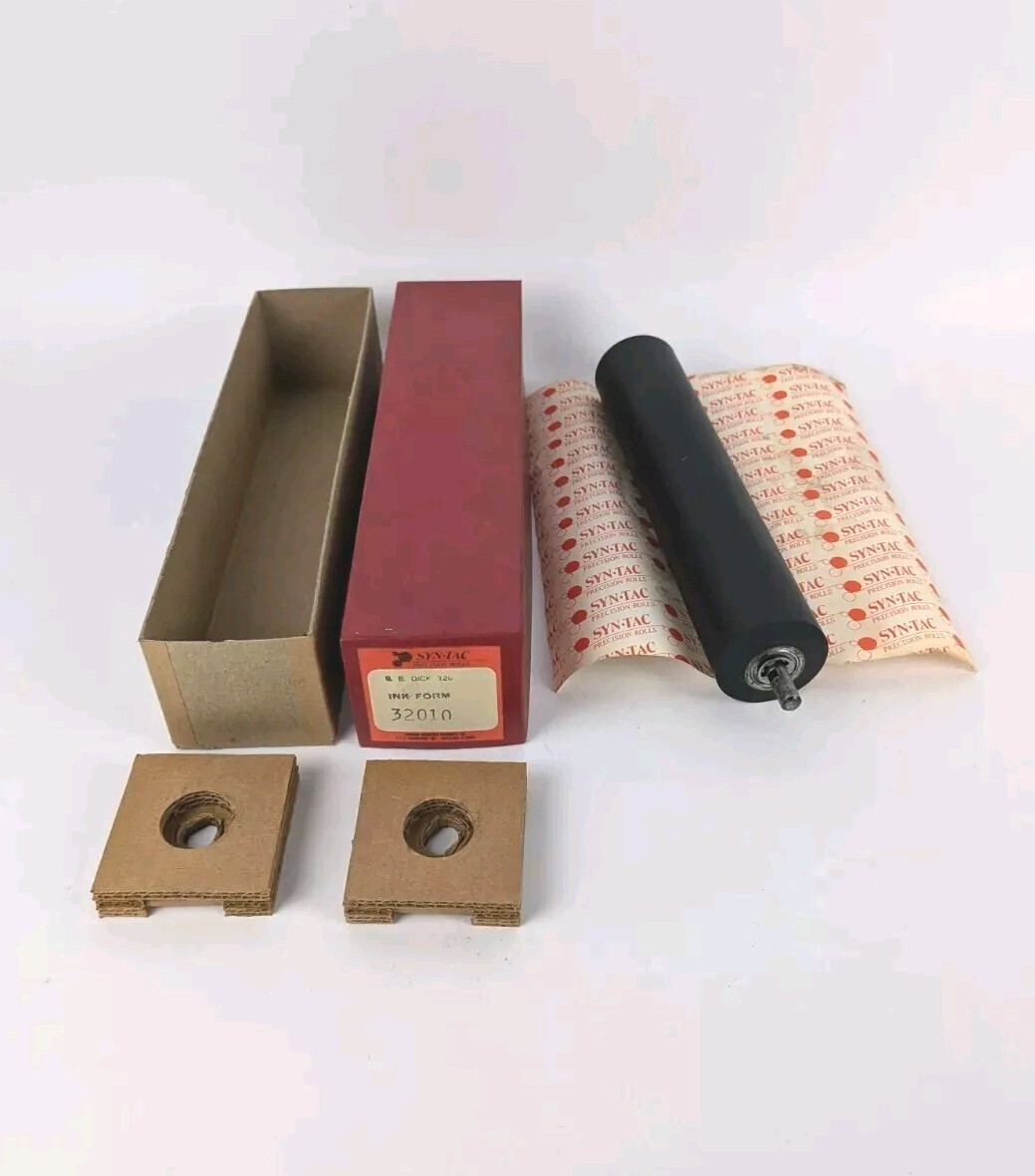 Vintage Syn-Tac Ink Form Roller for AB Dick 320 #32010 12-3/8" Length RARE