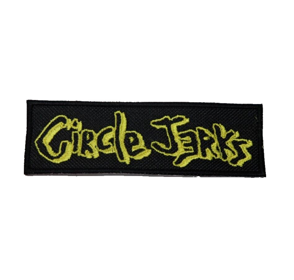 Circle Jerks Patch Iron/Sew on Embroidered Punk Rock Patch Bad Brains Germs DOA