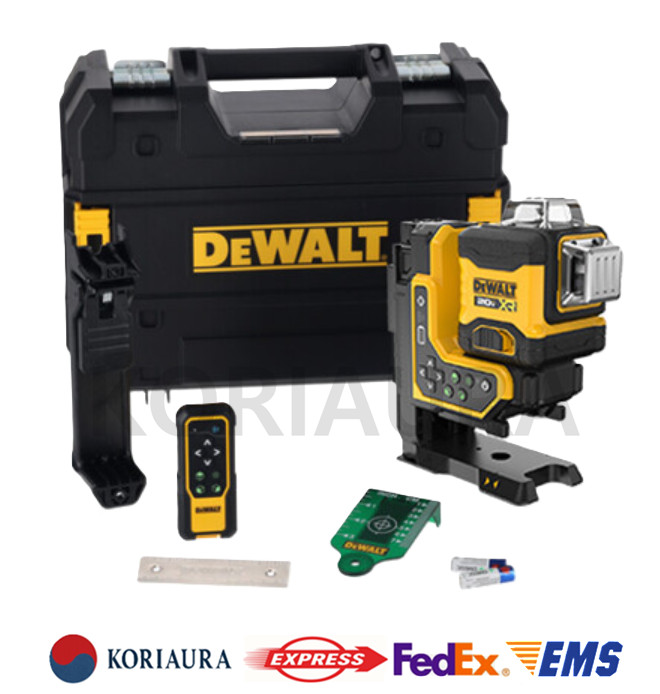 DEWALT DCLE34035N 20V Remote Control 3x360 Green Laser Level Bare Tool FedEx