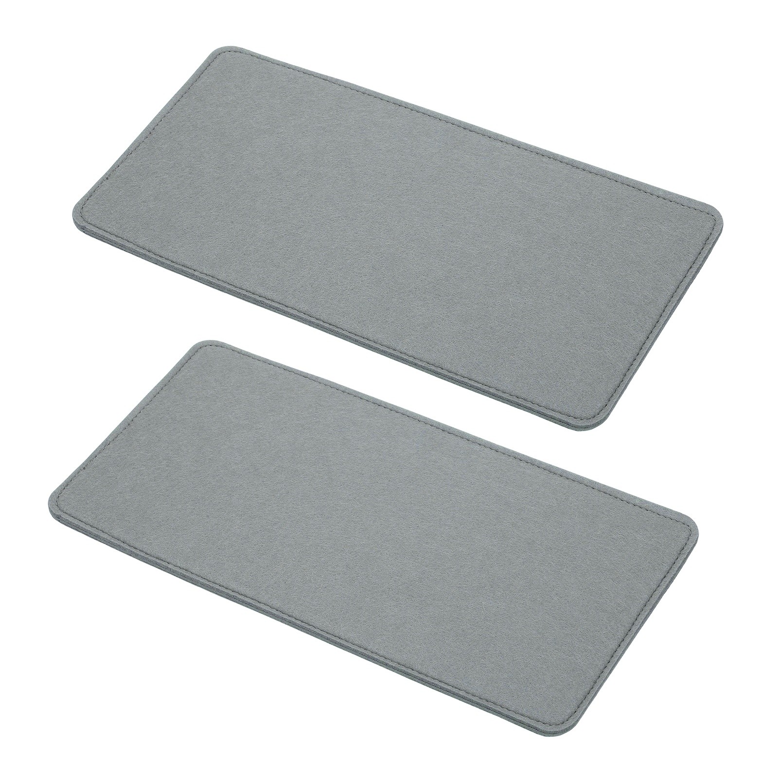 Felt Base Shaper, Bag Bottom Shaper 14 x 7 Inch for Purse (2 Pack, Cement Gray)