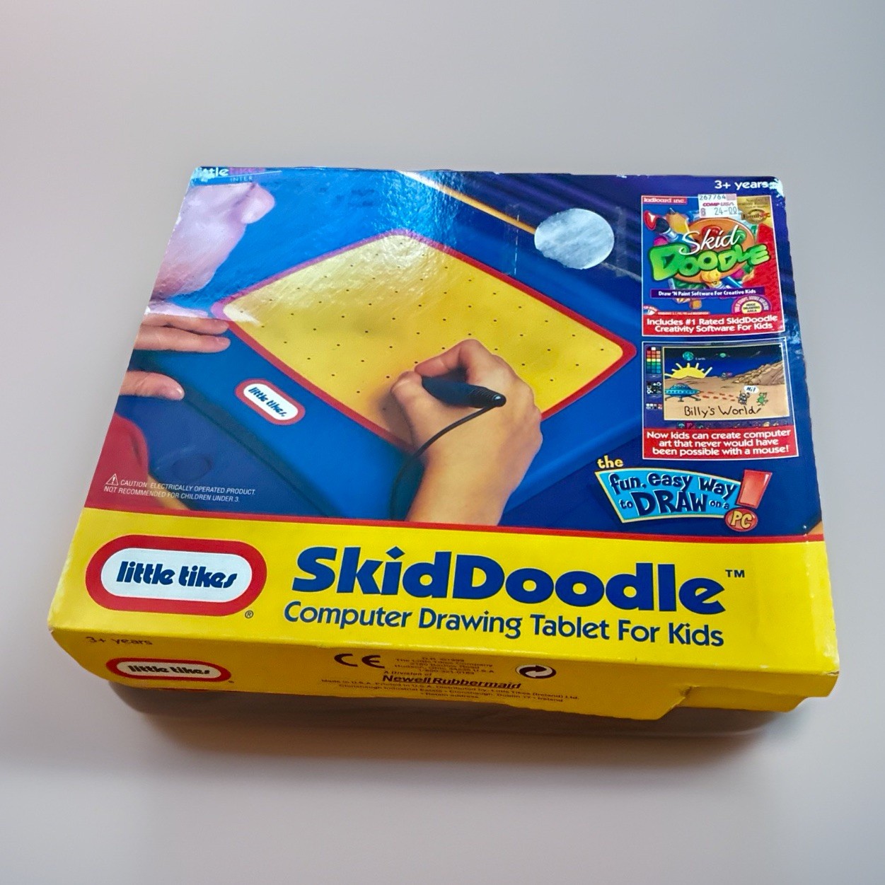 Vintage 1999 Little Tikes SkidDoodle Computer Drawing Tablet  #1722 Win95