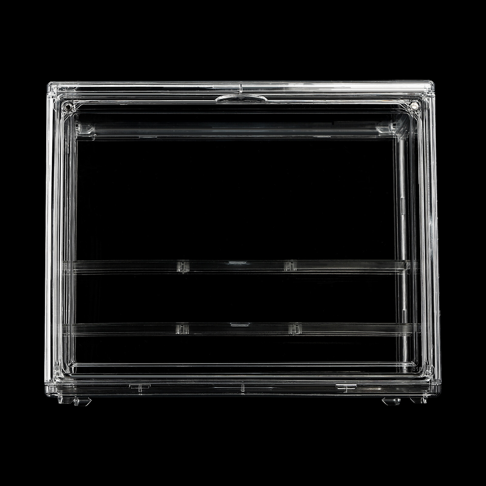 Clear 2-Tier PET Display Case Countertop Bread Cake Cupcake Storage