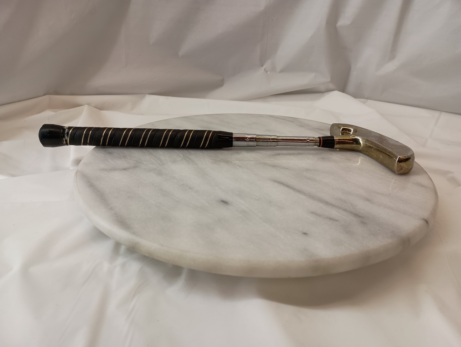Vintage Metal Collapseable Travel Putter 33 Inch When Extended