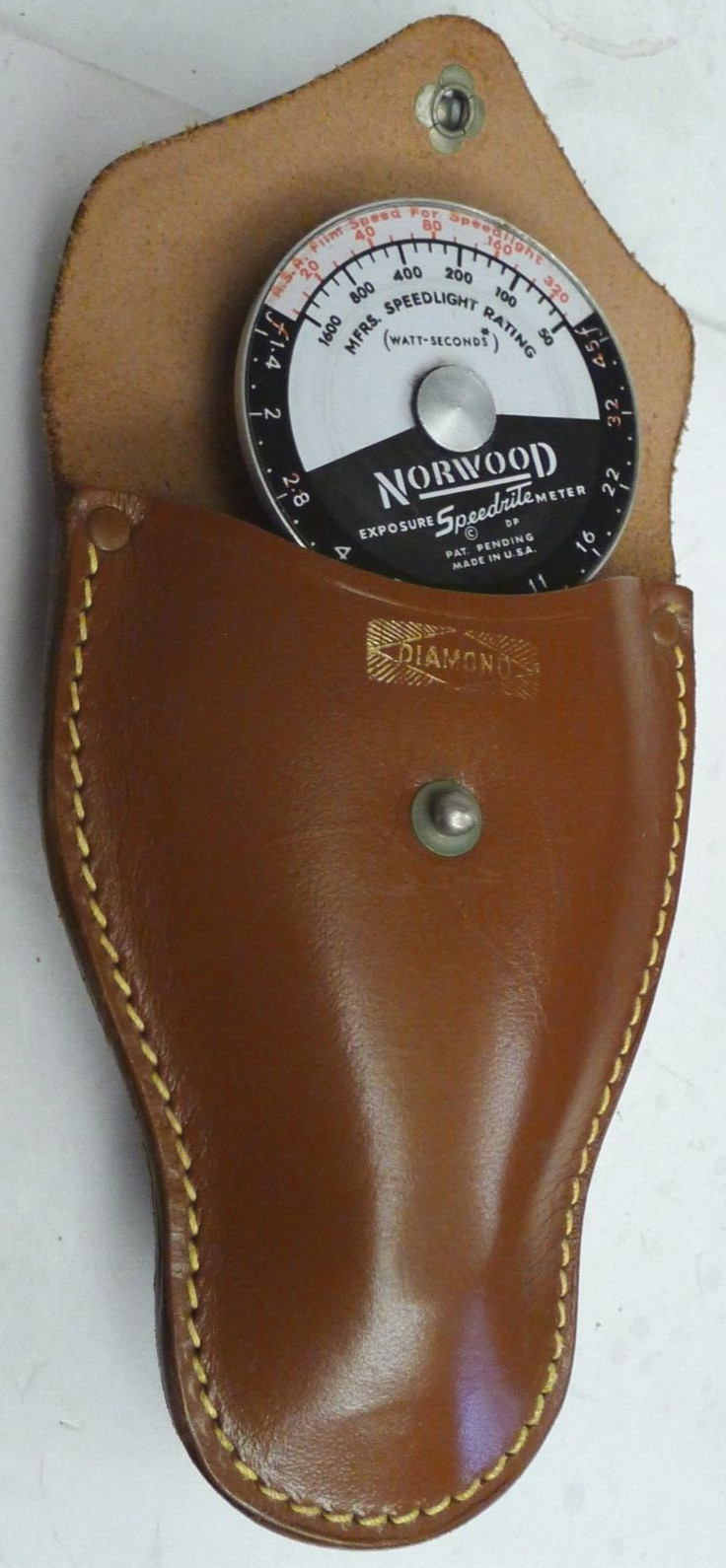 Norwood Flashbrite & Speedrite Exposure Light Meters +1 with Leather Case