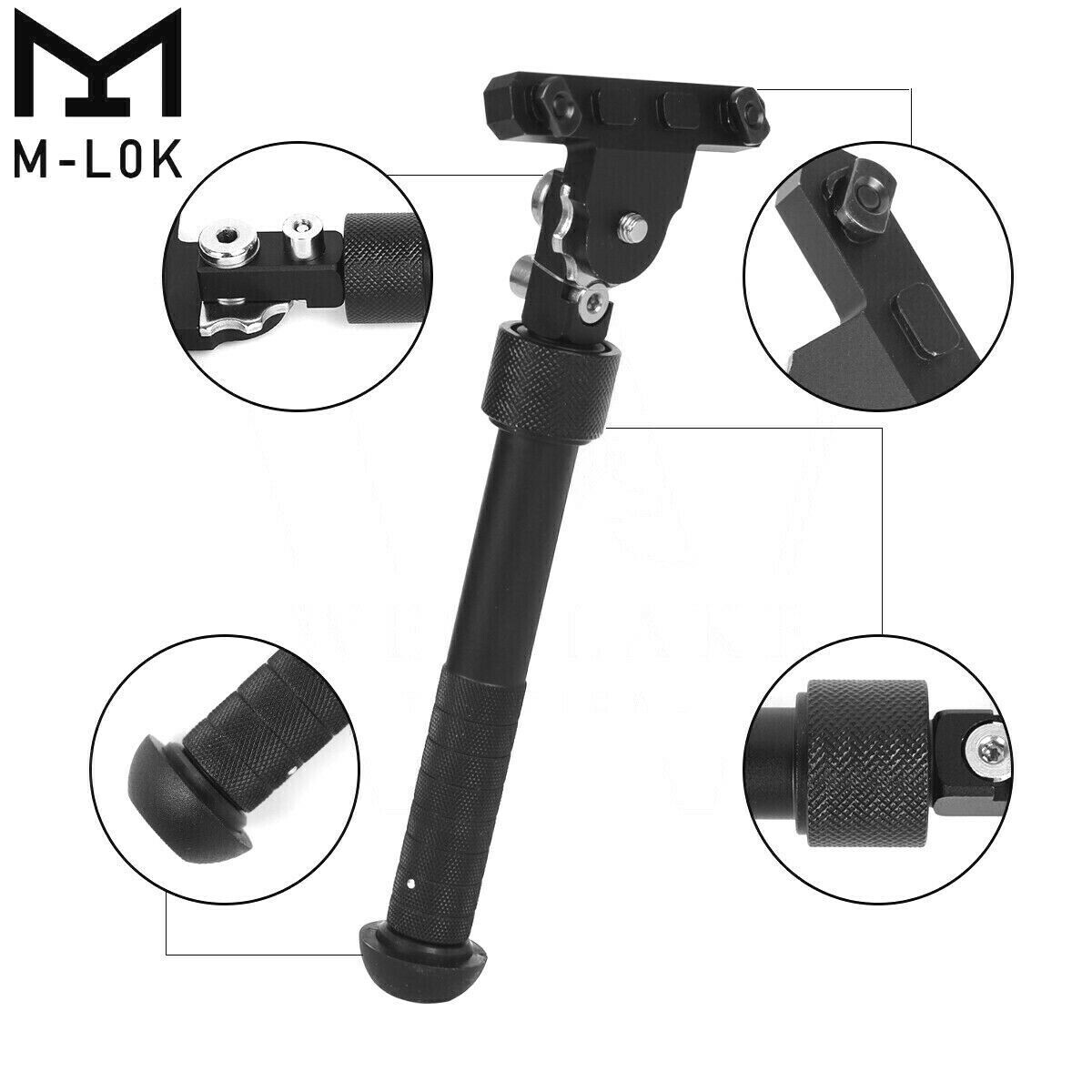 6.5''-9'' Adjustable Mlok Bipod Side Rail Direct Attach Folding Rifle Bipod