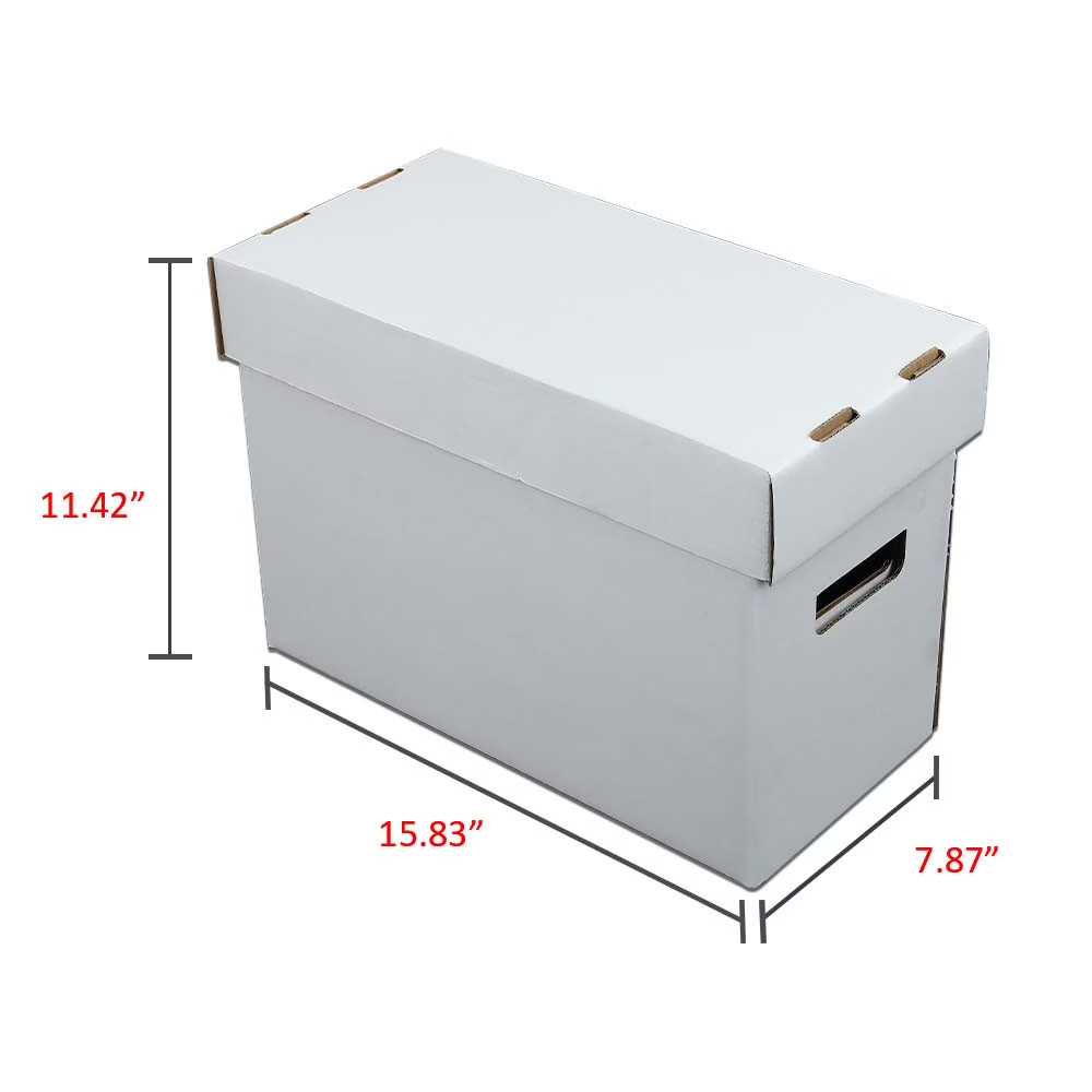 10PCS Comic Books Storage Boxes Short Holds 150-175 Stackable Durable Archive