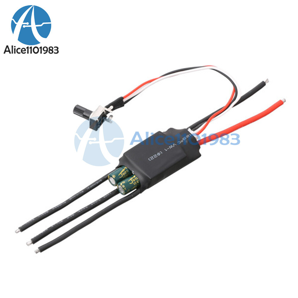 3-phase DC 7V-24V 12V Brushless Hallless Motor Pump Driver ESC Speed Controller