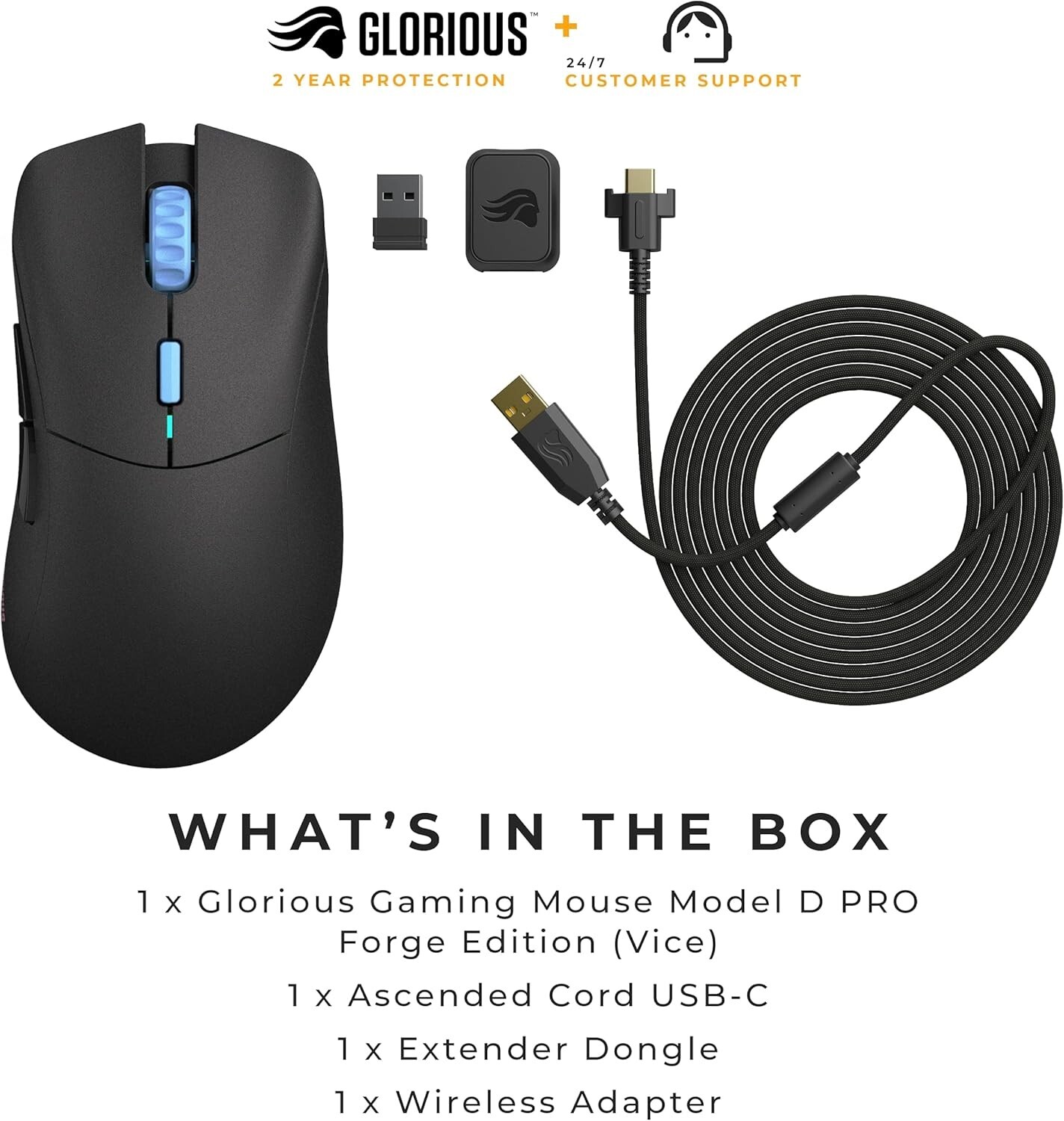 🔥 Glorious Model D Pro (Glorious Forge) Vice Wireless Gaming Mouse