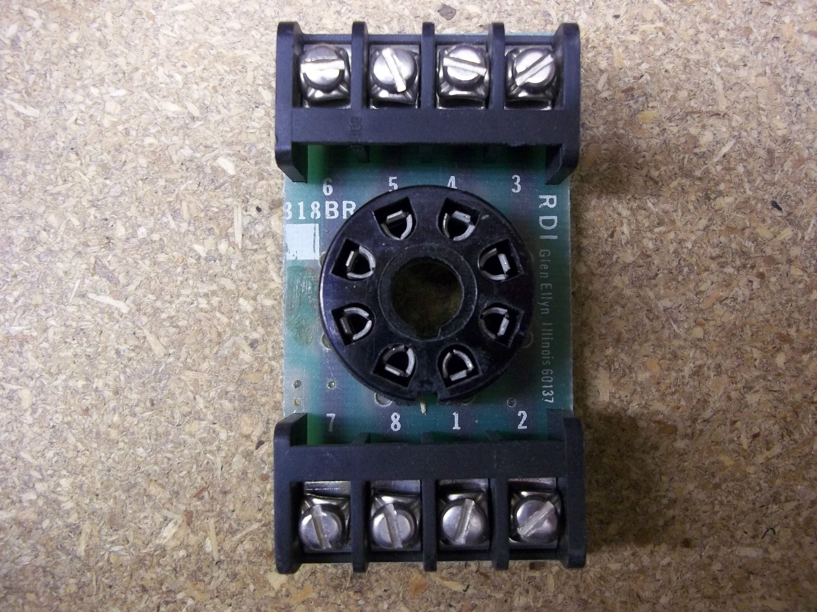 RDI Relay Base 318BR  New Old Stock
