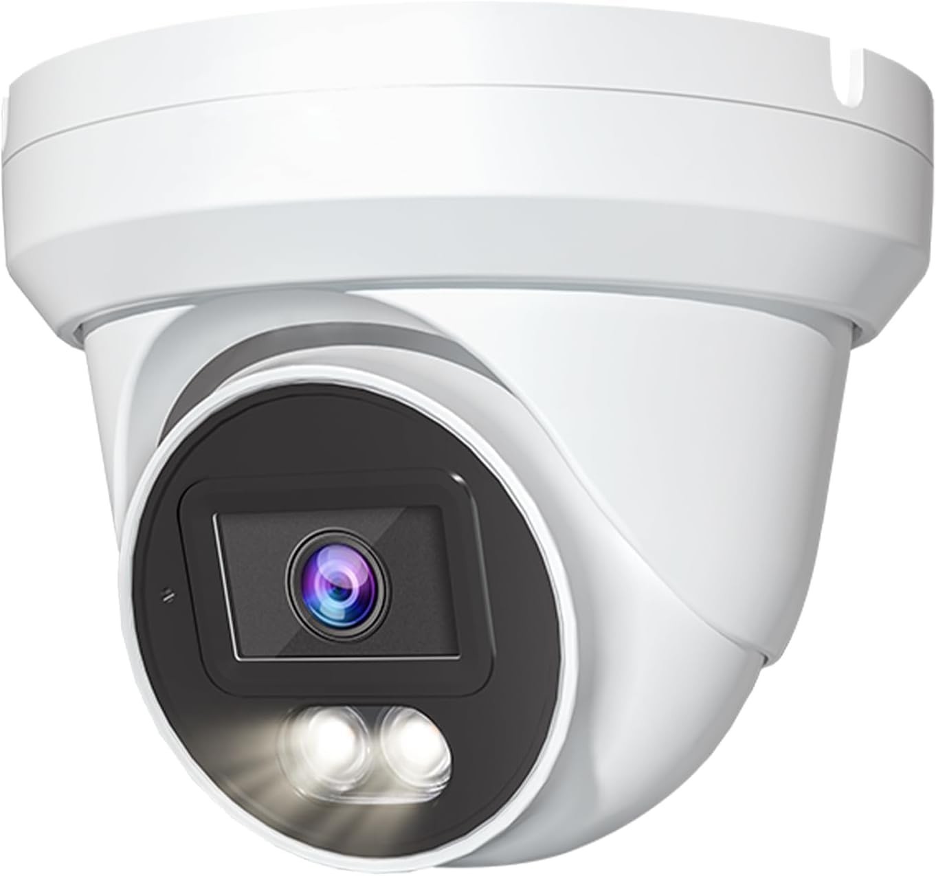 H Series 8MP 4K IP Camera PoE Turret Color Night Vision Outdoor w/ audio 2.8mm