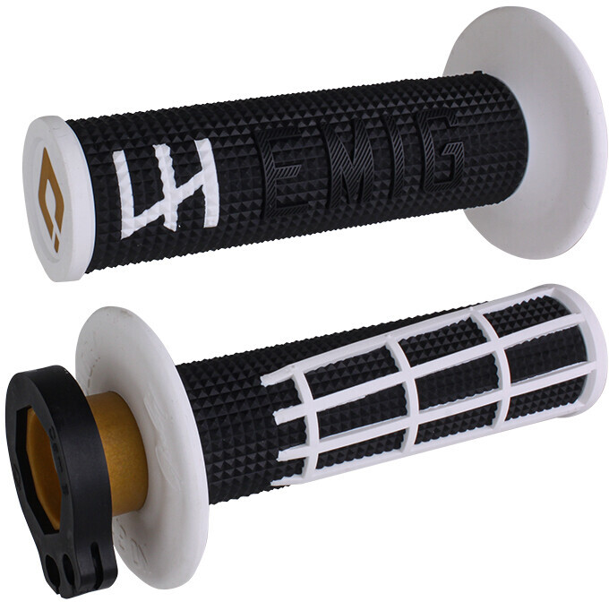 ODI Emig V2 Lock on Grips 2 4 Stroke Motocross Dirtbike MX 7/8" Twist Throttle