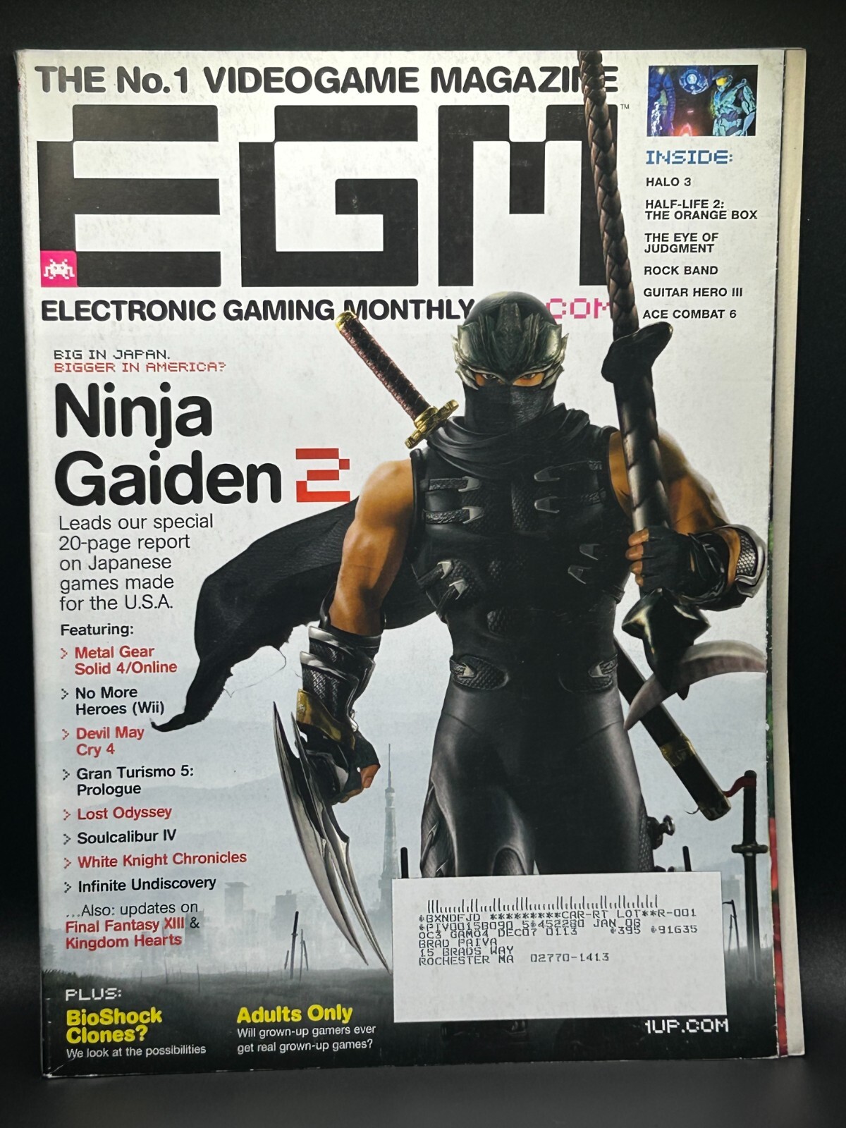 EGM Electronic Gaming Magazine *6 Issues* #219-224 Sept 2007 - Jan 2008