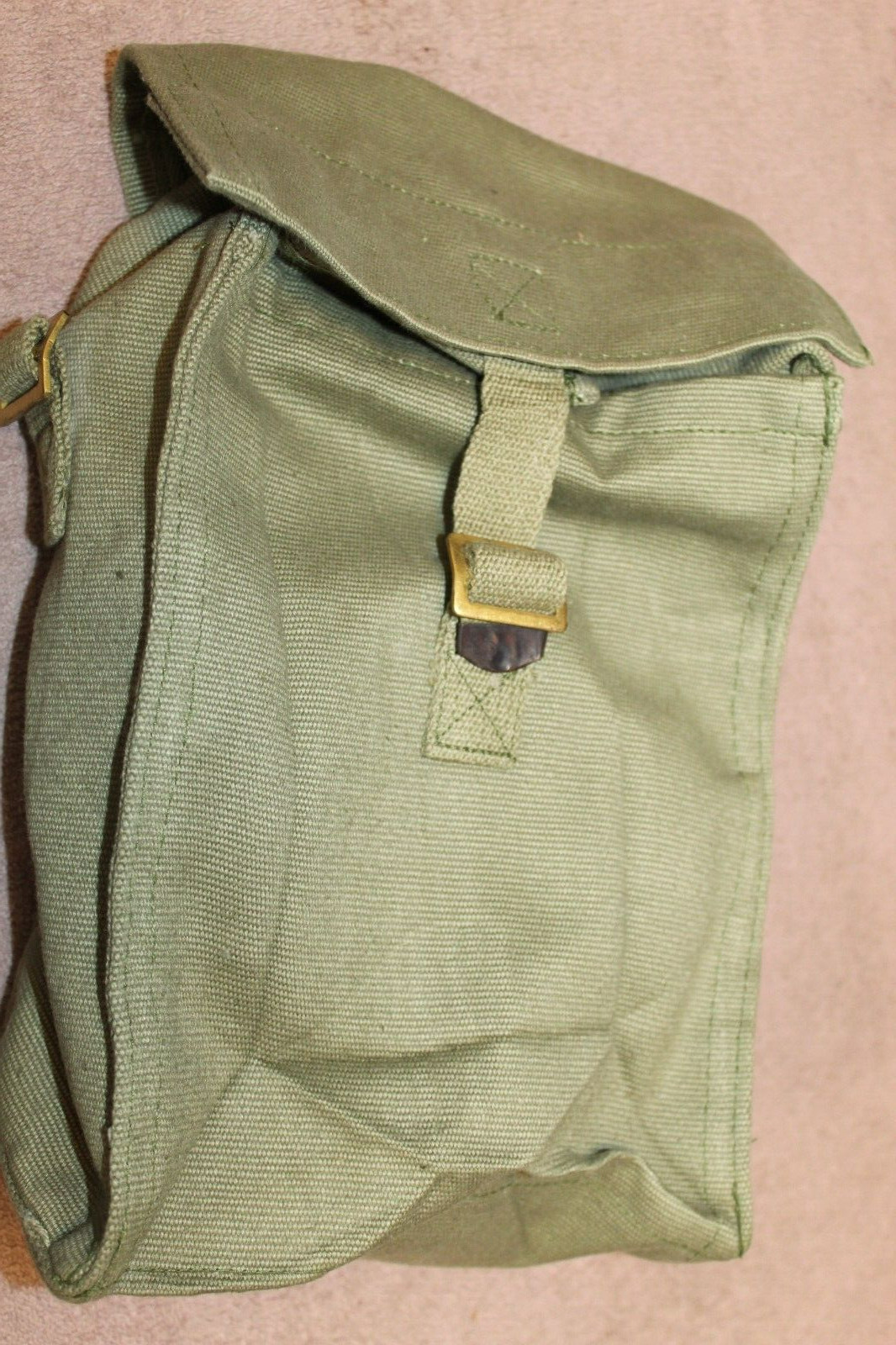 Original Pre 2003 Iraqi Army Lg Size Canvas Ammo Pouch w/Triangle Tag, Unused
