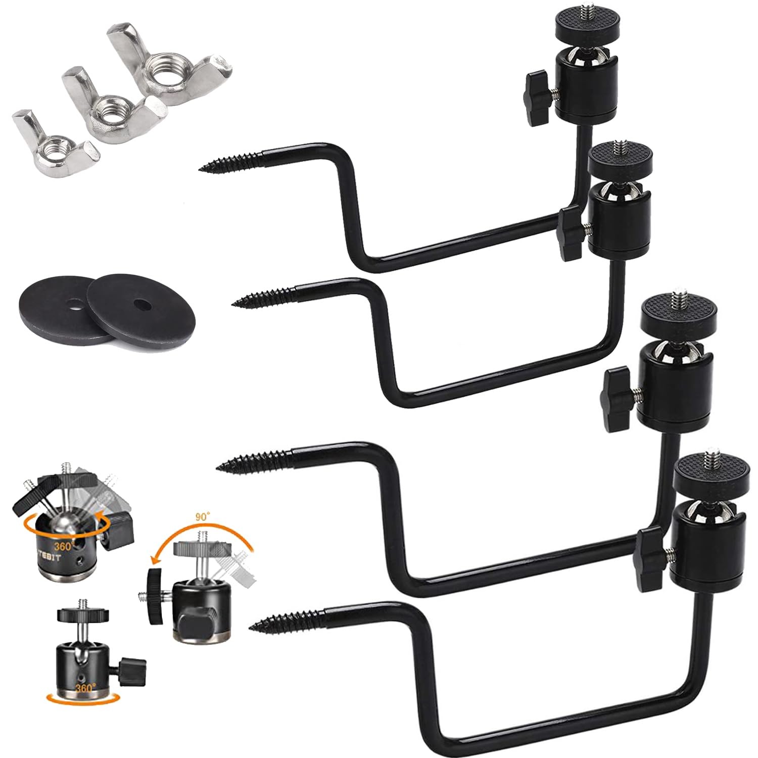 Trail Camera Mount Game Camera Mount Trail Camera Mounts Screw in Tree 4 Pieces