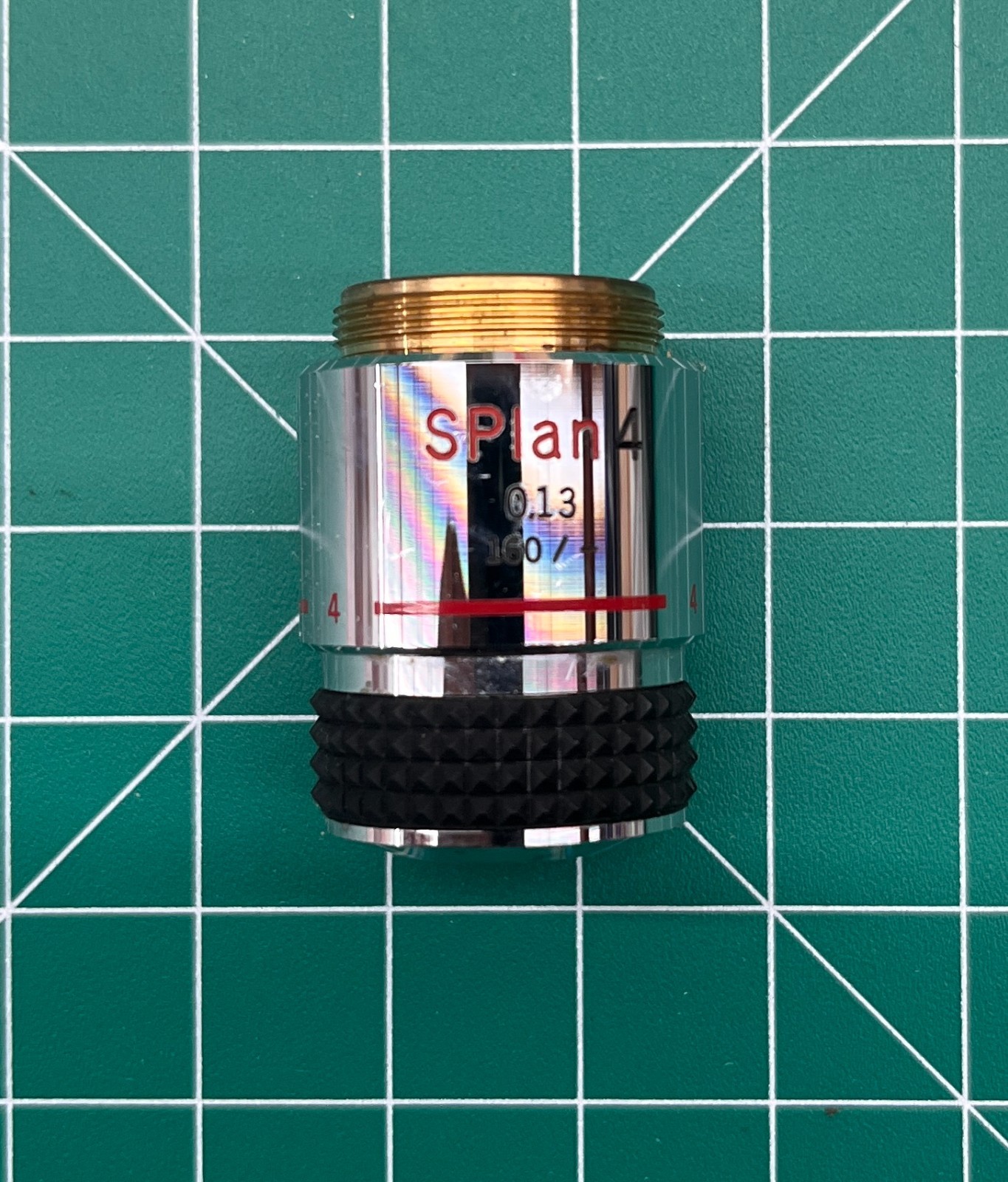 Olympus SPlan4PL 4x Microscope Objective SPlan 4PL 0.13 160/-