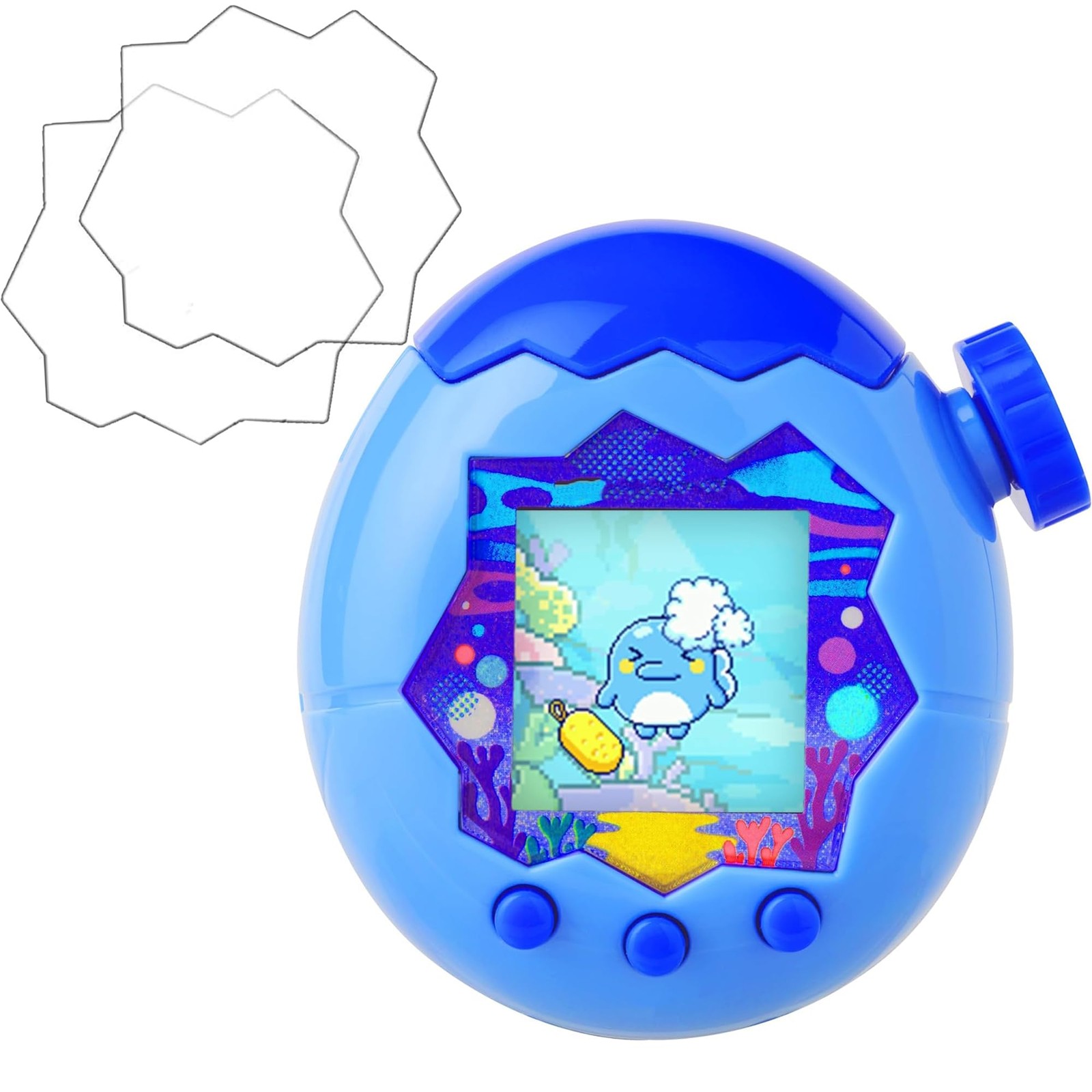 2-Pack Screen Protector for Tamagotchi Paradise, Clear TPU Soft Film, Waterpr...