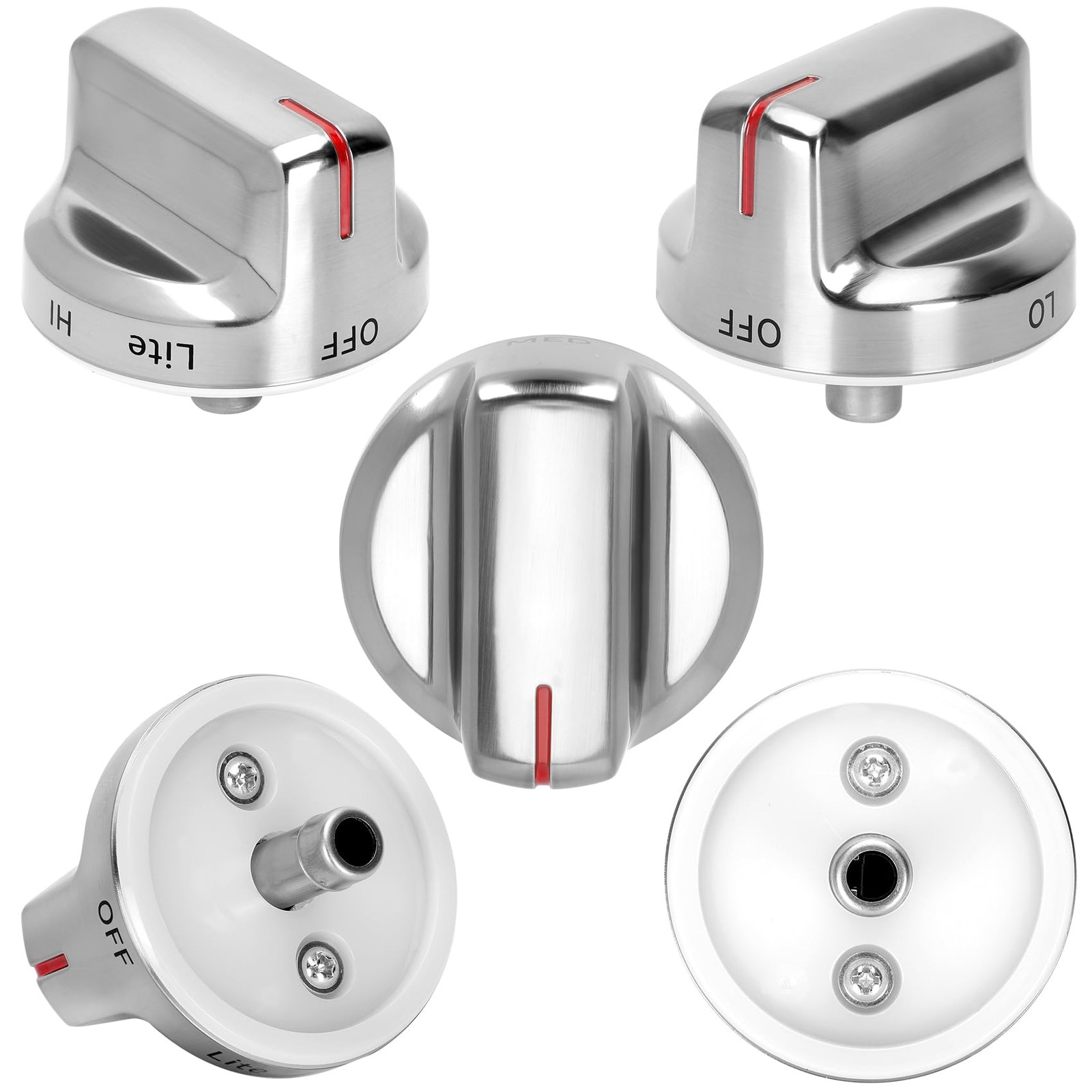 DG9402141A Knob for Samsung Stove Knob Replacement 5PCS, Compatible with Sams...