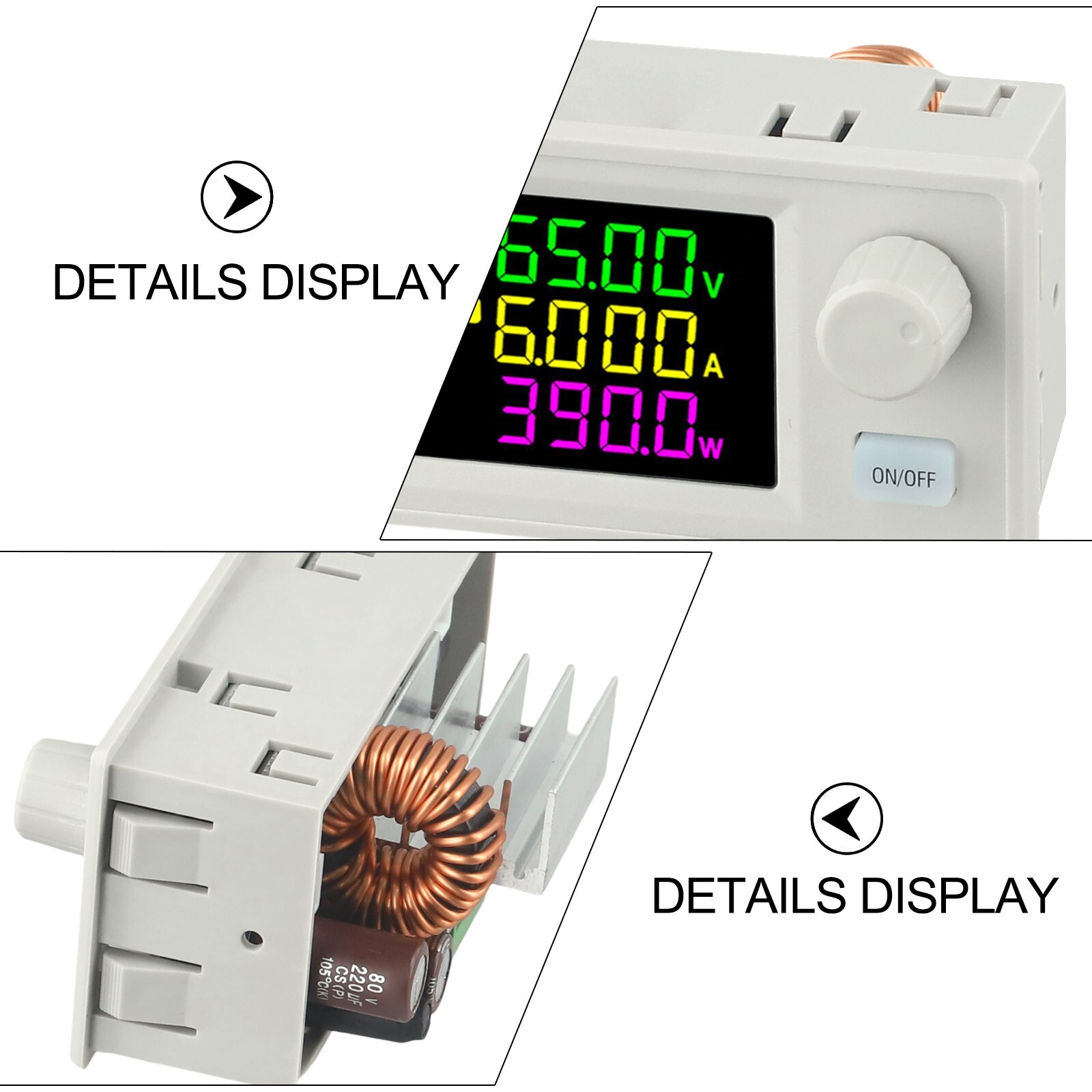 390W Adjustable DC Power Converter Power Module Regulated Lab Power Supply New